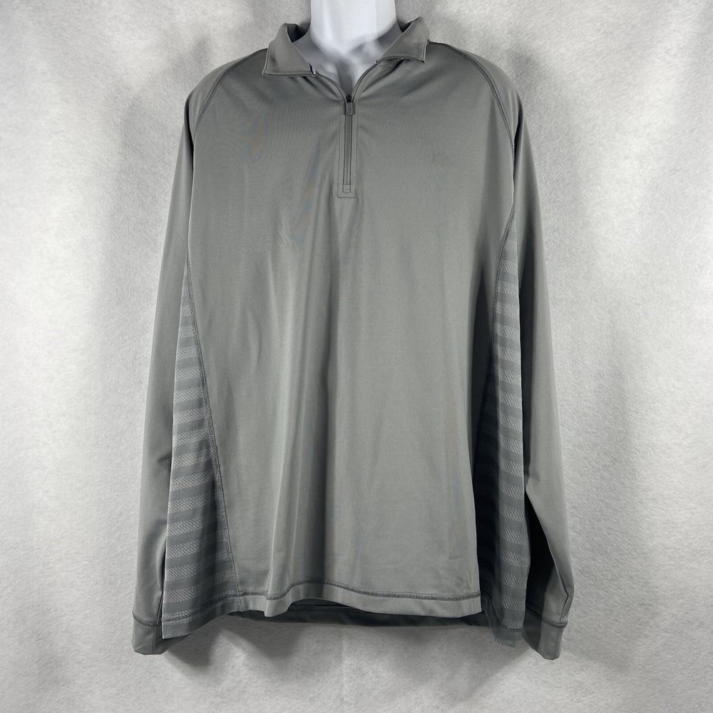 Southern Tide Shirt Mens XXL Gray 1/4 Zip Pullover Performance Stretch NWOT